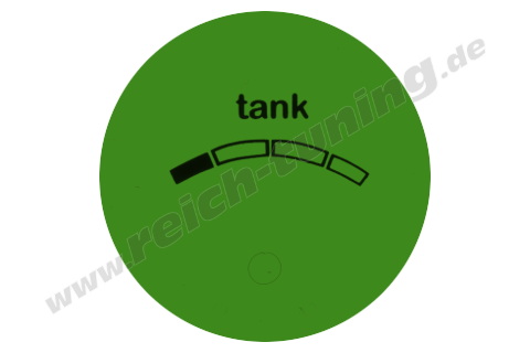 Folie für Tankanzeige in Trabant 601, grün