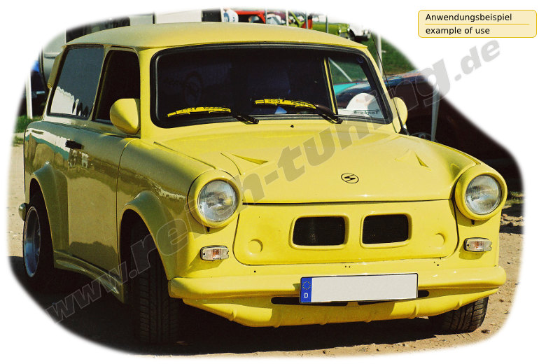 Frontgrill aus Bausatz 603, BMW-Optik, für Trabant 601